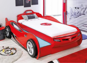 CARBED Кровать-машина Coupe с выдвижной кроватью Red 20.03.1306.00 в Дивногорске - divnogorsk.katalogmebeli.com | фото