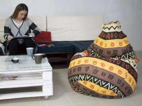 Кресло-груша Большое-Африка в Дивногорске - divnogorsk.katalogmebeli.com | фото 4