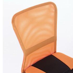 Кресло компактное BRABIX Smart MG-313 (черный, оранжевый) в Дивногорске - divnogorsk.katalogmebeli.com | фото 4