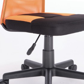 Кресло компактное BRABIX Smart MG-313 (черный, оранжевый) в Дивногорске - divnogorsk.katalogmebeli.com | фото 5