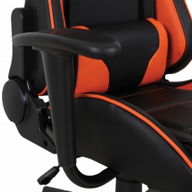 Кресло компьютерное BRABIX GT Racer GM-100 (черный, оранжевый) в Дивногорске - divnogorsk.katalogmebeli.com | фото 3