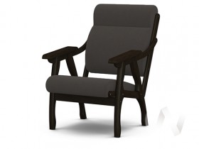 Кресло Вега-10 (венге лак/ULTRA GRAFIT) в Дивногорске - divnogorsk.katalogmebeli.com | фото