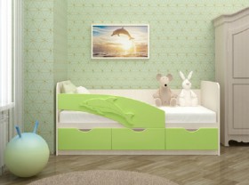 Кровать детская 1,6м Дельфин (Розовый металлик) в Дивногорске - divnogorsk.katalogmebeli.com | фото 2