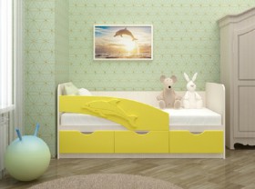 Кровать детская 1,6м Дельфин (Розовый металлик) в Дивногорске - divnogorsk.katalogmebeli.com | фото 3