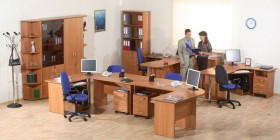Мебель для персонала Альфа 61 Ольха в Дивногорске - divnogorsk.katalogmebeli.com | фото