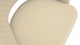 Стул «Калипсо» К1К Белый/Велюр Confetti Cream в Дивногорске - divnogorsk.katalogmebeli.com | фото 3